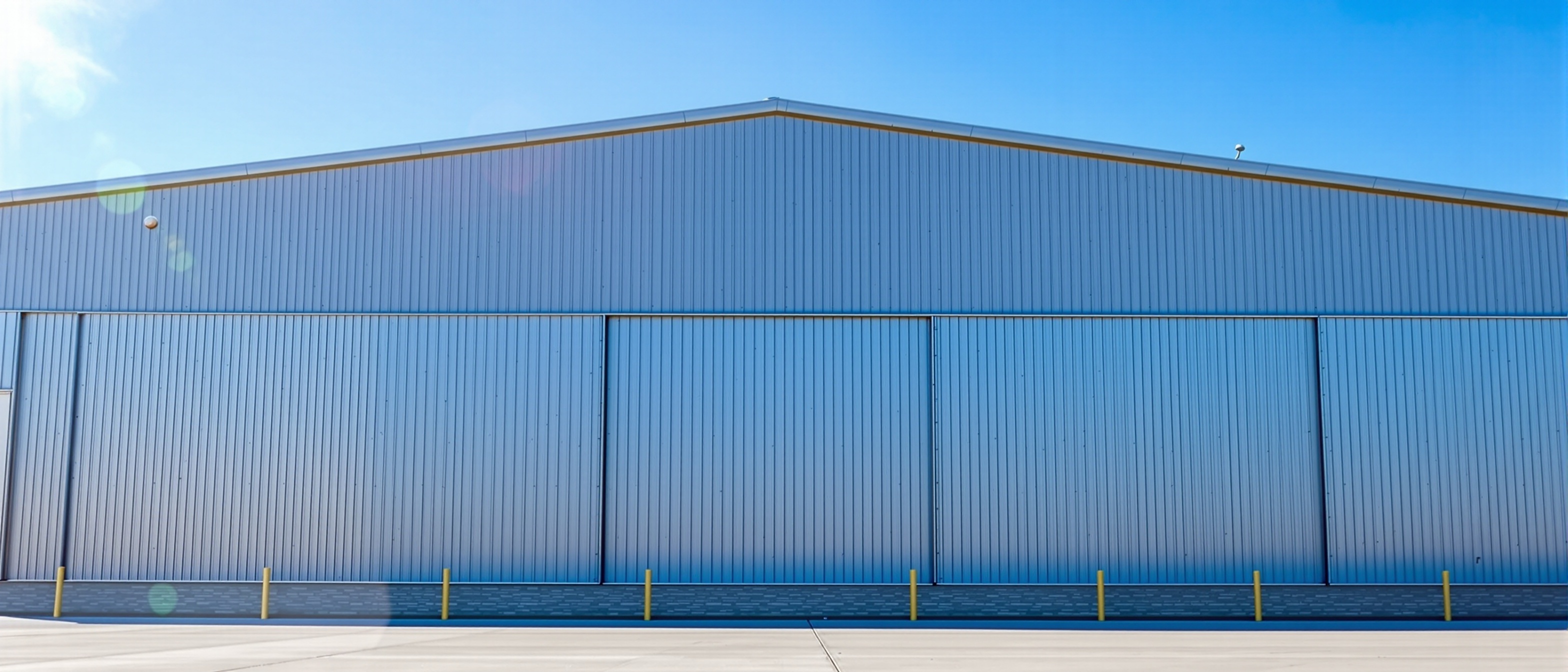 Металлические ангары и склады под ключ в Краснодарском крае