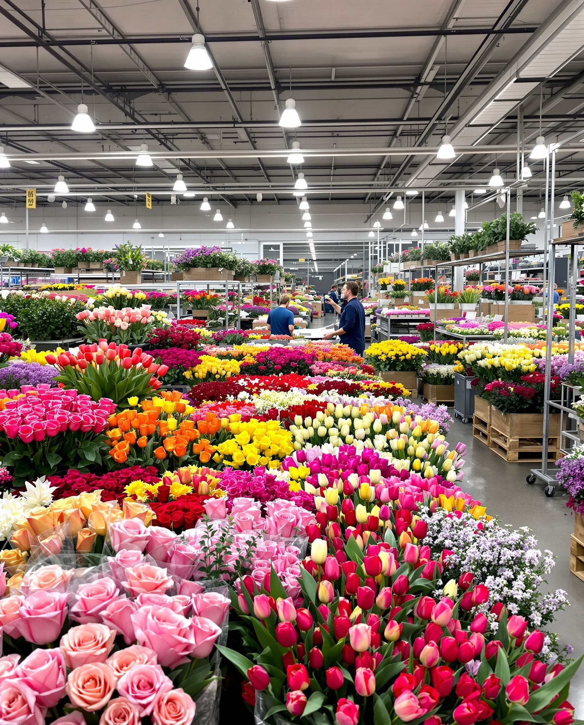 Logistique florale professionnelle