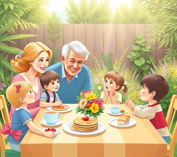 O zi frumoasă în familie