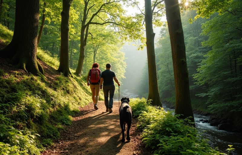 Dog-friendly hiking trails near Highlands NC