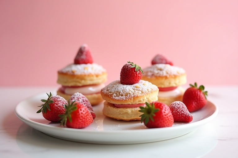 두바이 딸기 쫀득쿠키 & 두바이 딸기 휘낭시에