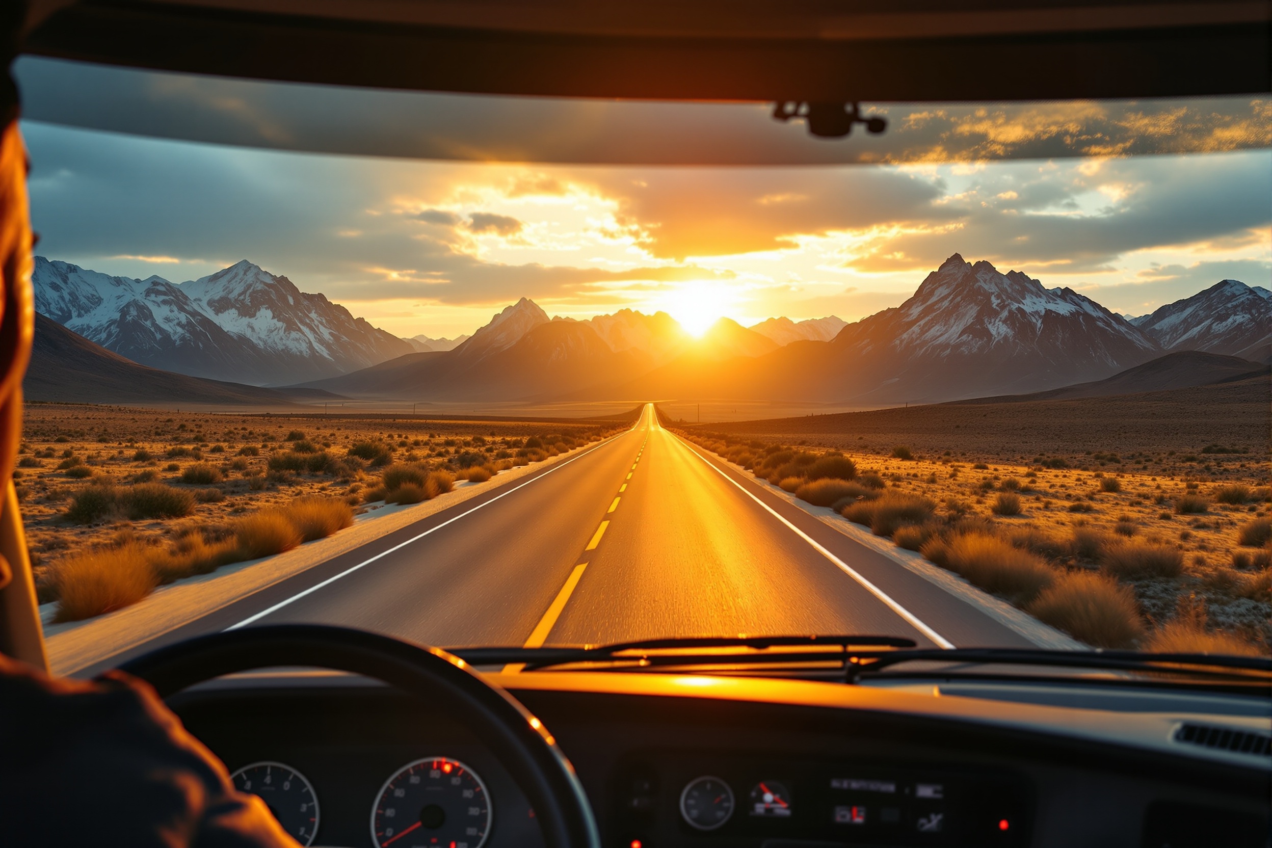 El amanecer que me cambió la vida. Llevaba 18 horas al volante cuando el sol salió así. Paré el camión y lloré de gratitud.