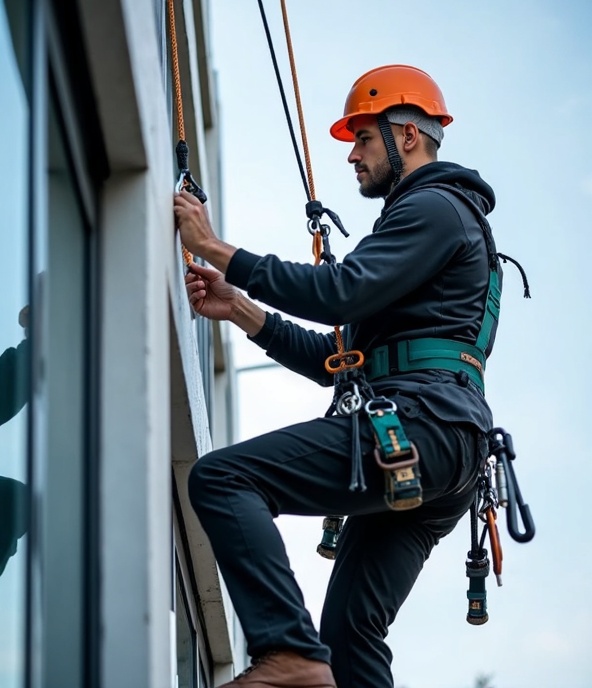 Rope access techniques