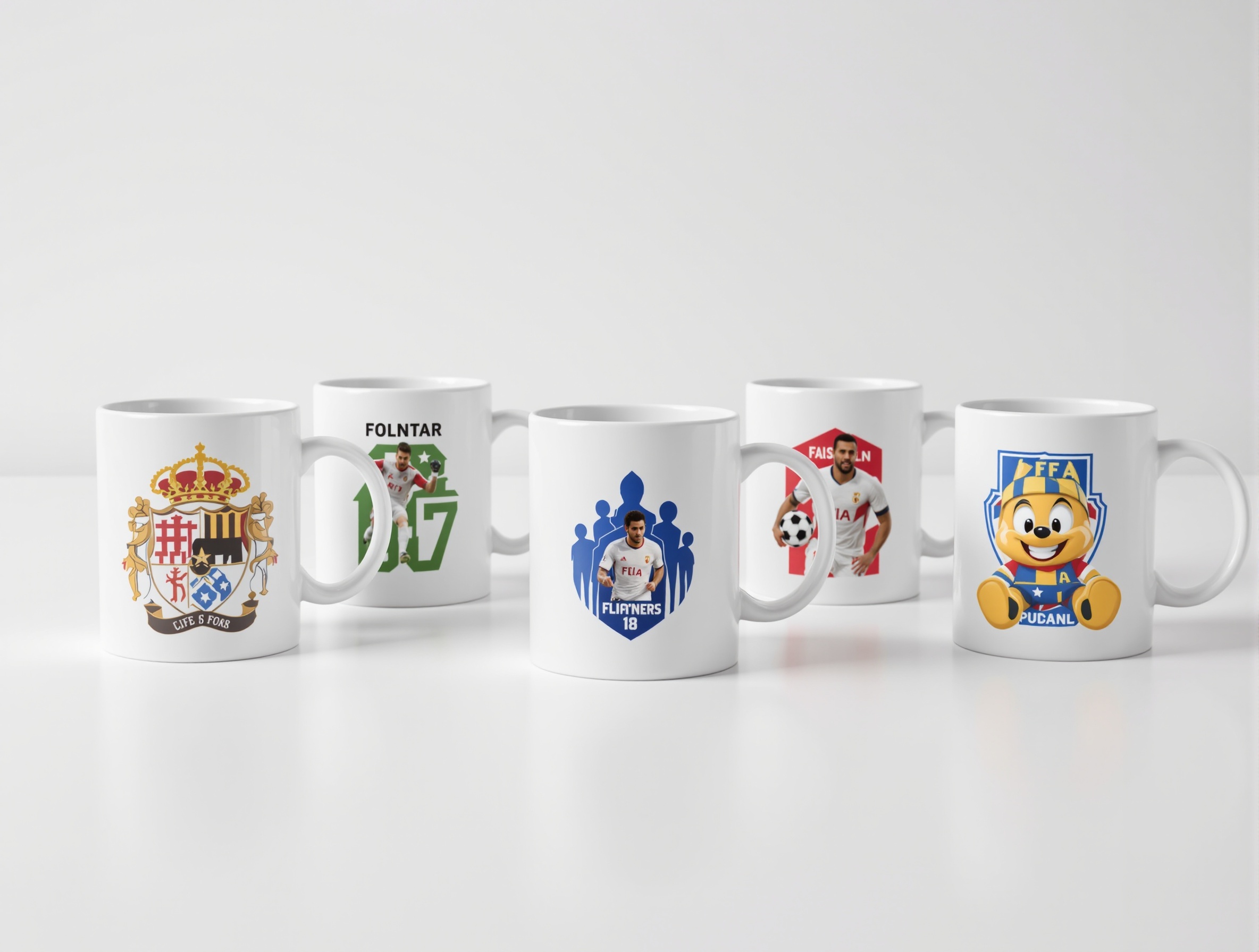 地元サッカークラブ卒団記念マグカップ