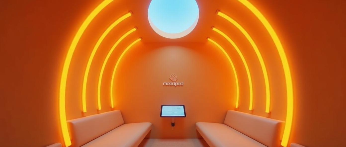 Inside a MoodPod wellness session