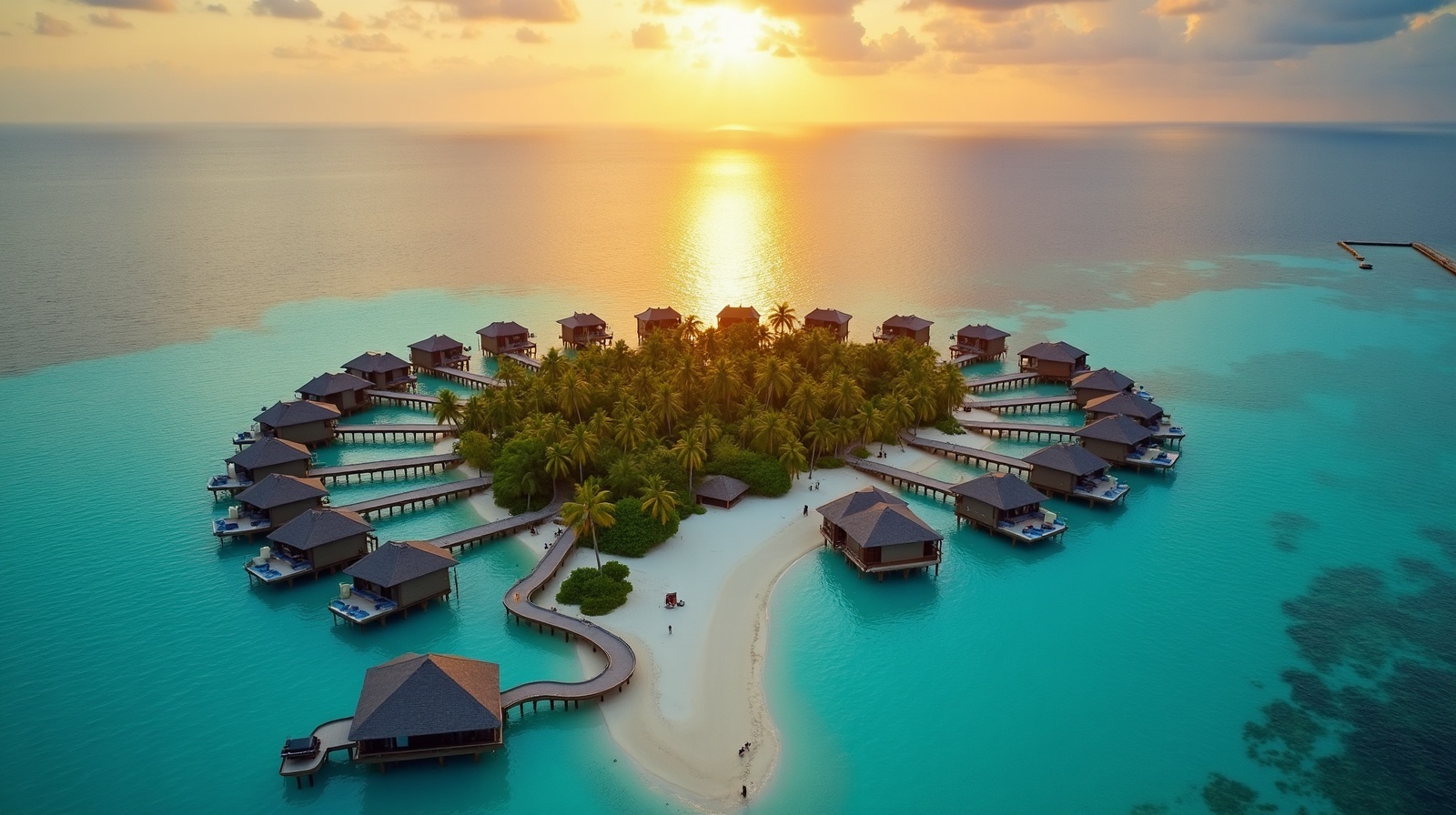 Luxury Maldives resort