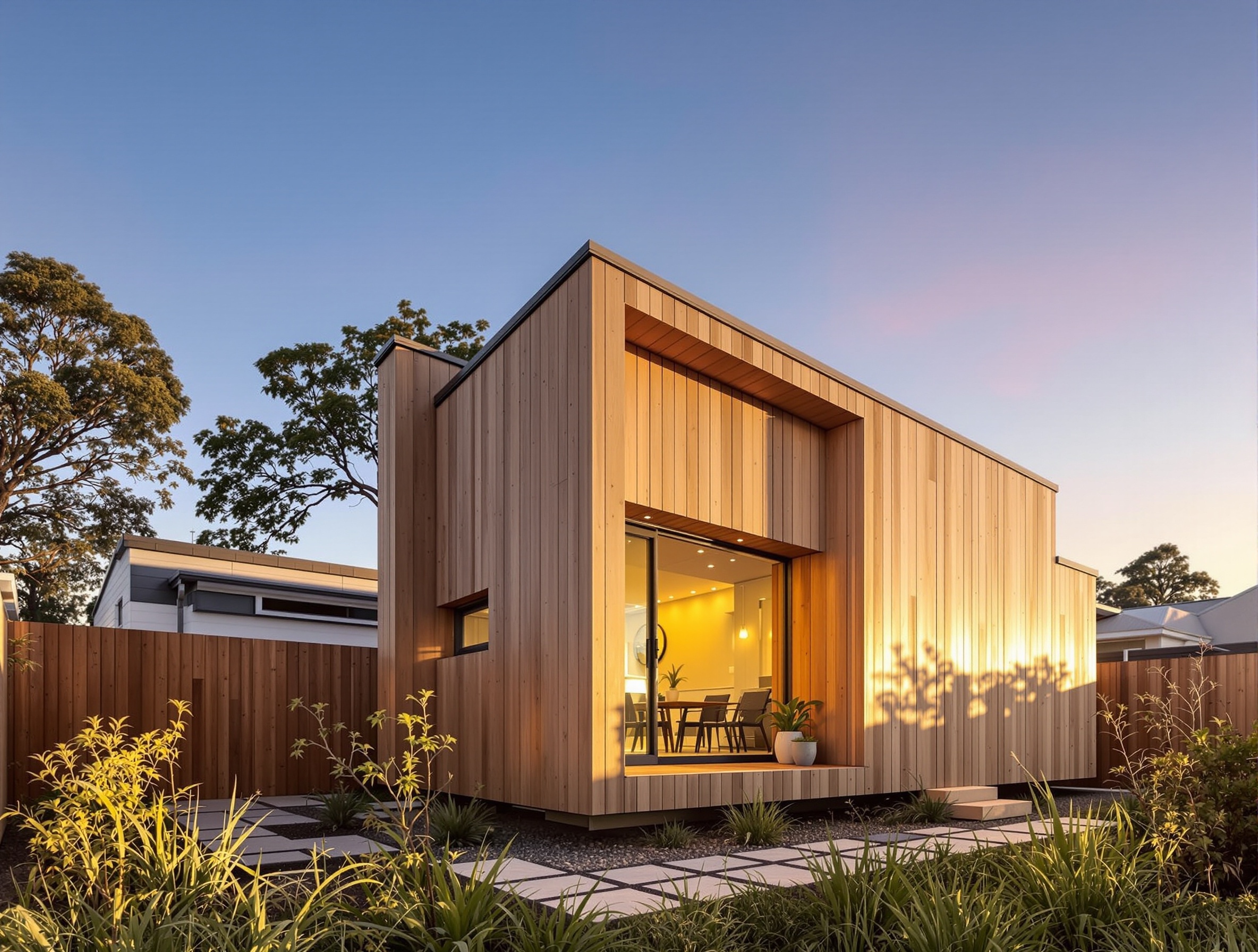 Completed granny flat interior