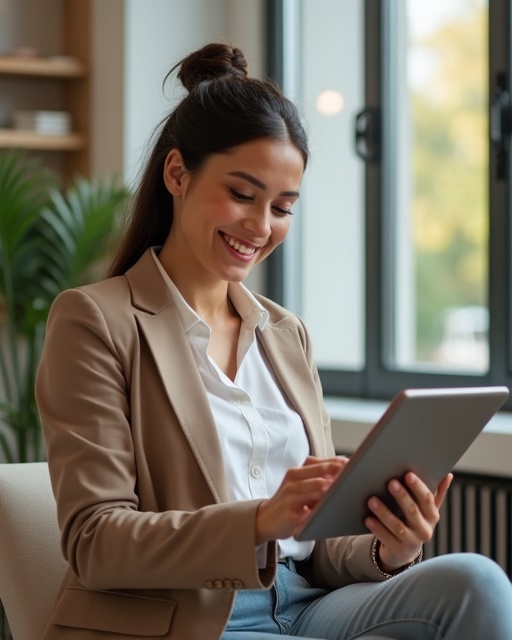 Business owner managing reviews