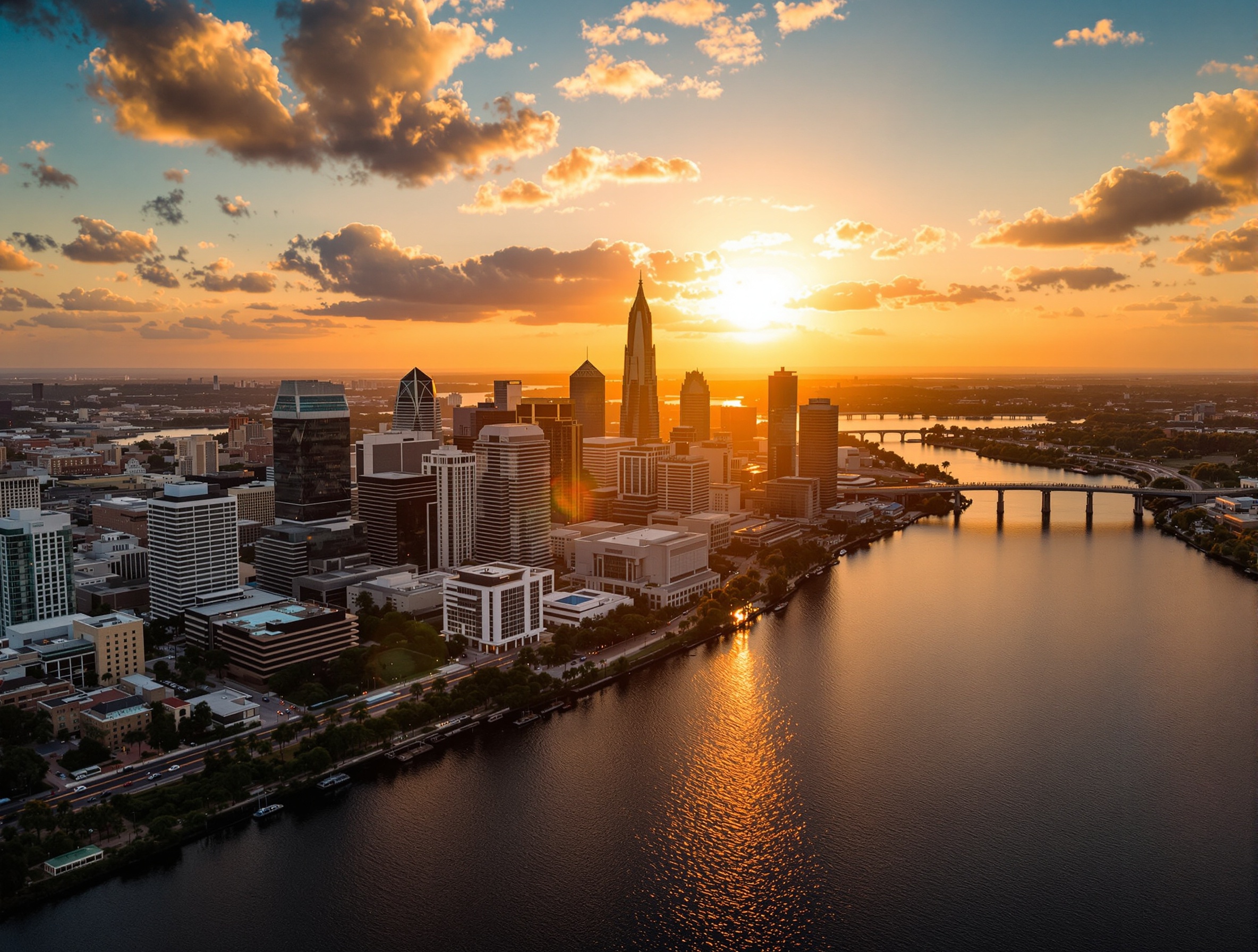 Jacksonville Florida cityscape