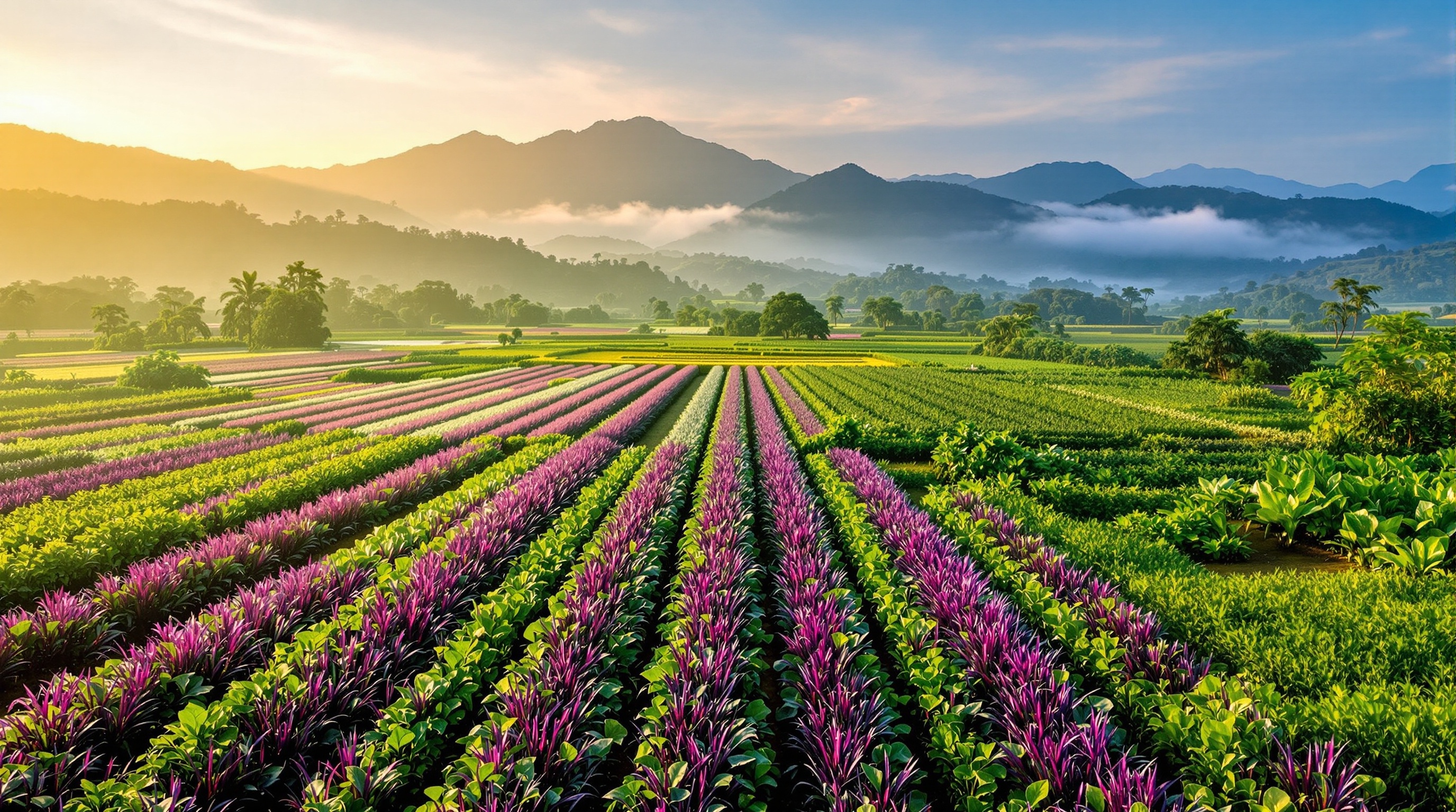 Ube farm in the Philippines