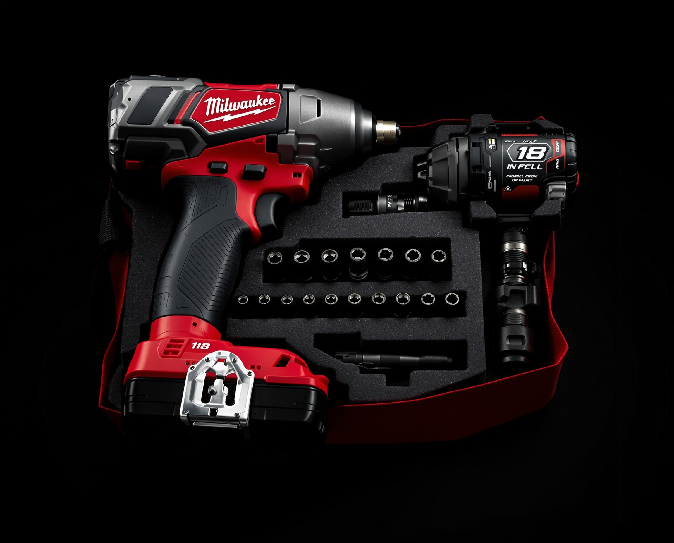 M18 FUEL Impact Wrench Insert — Half Deep Organizer
