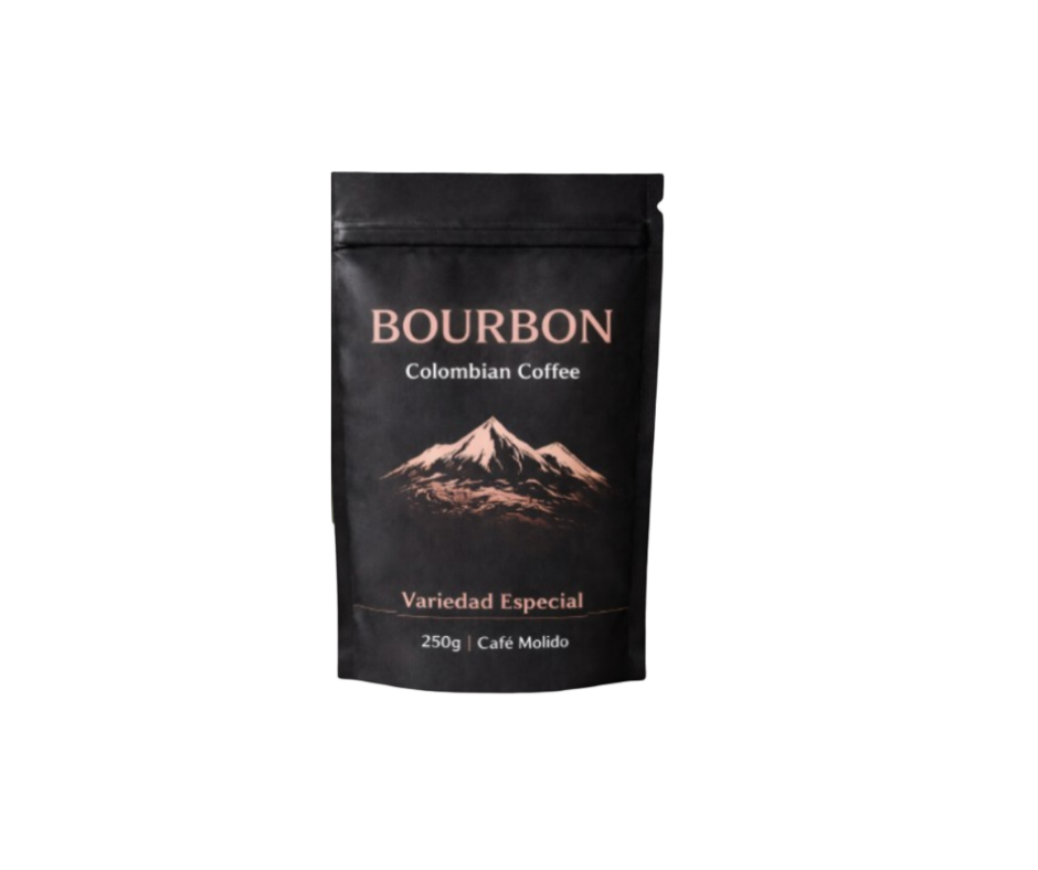 Washed Ground Coffee Pink Bourbon Variety