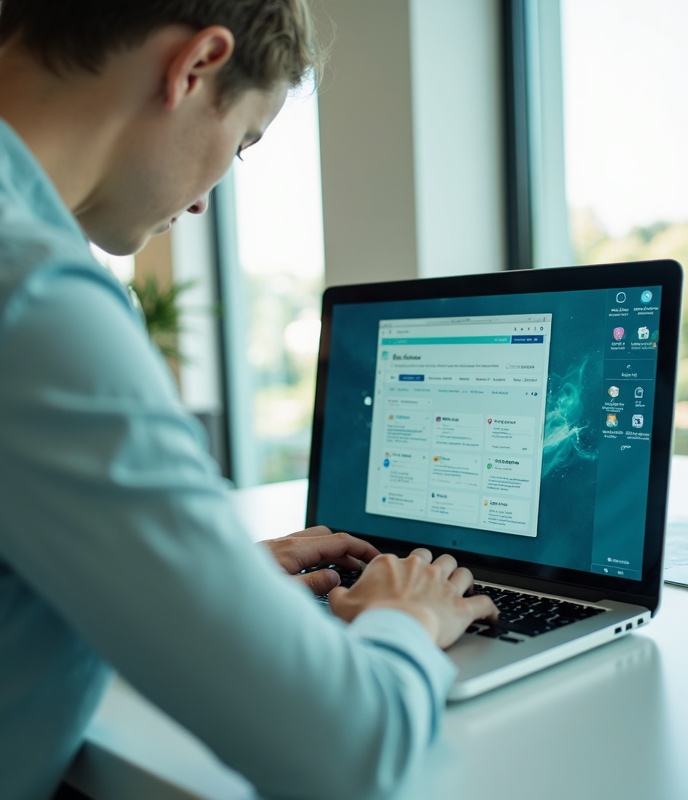 Email migration expert at work