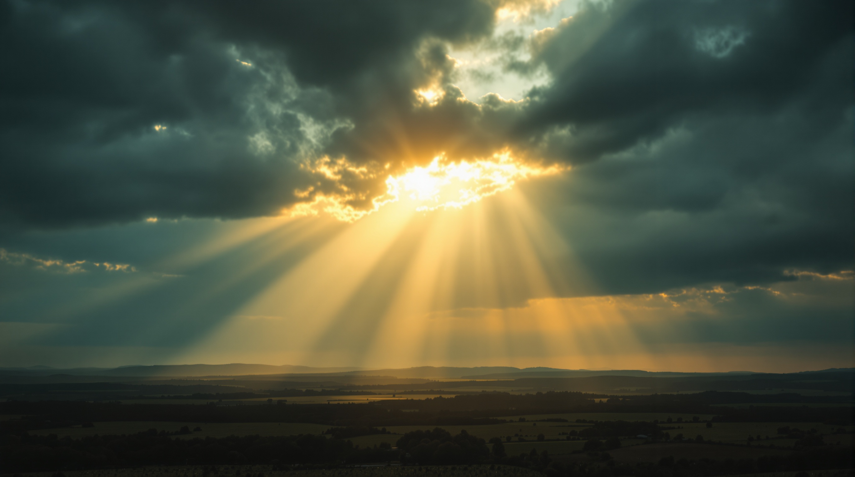 Sunrise breaking through storm clouds symbolizing hope and recovery from depression at Into The Light