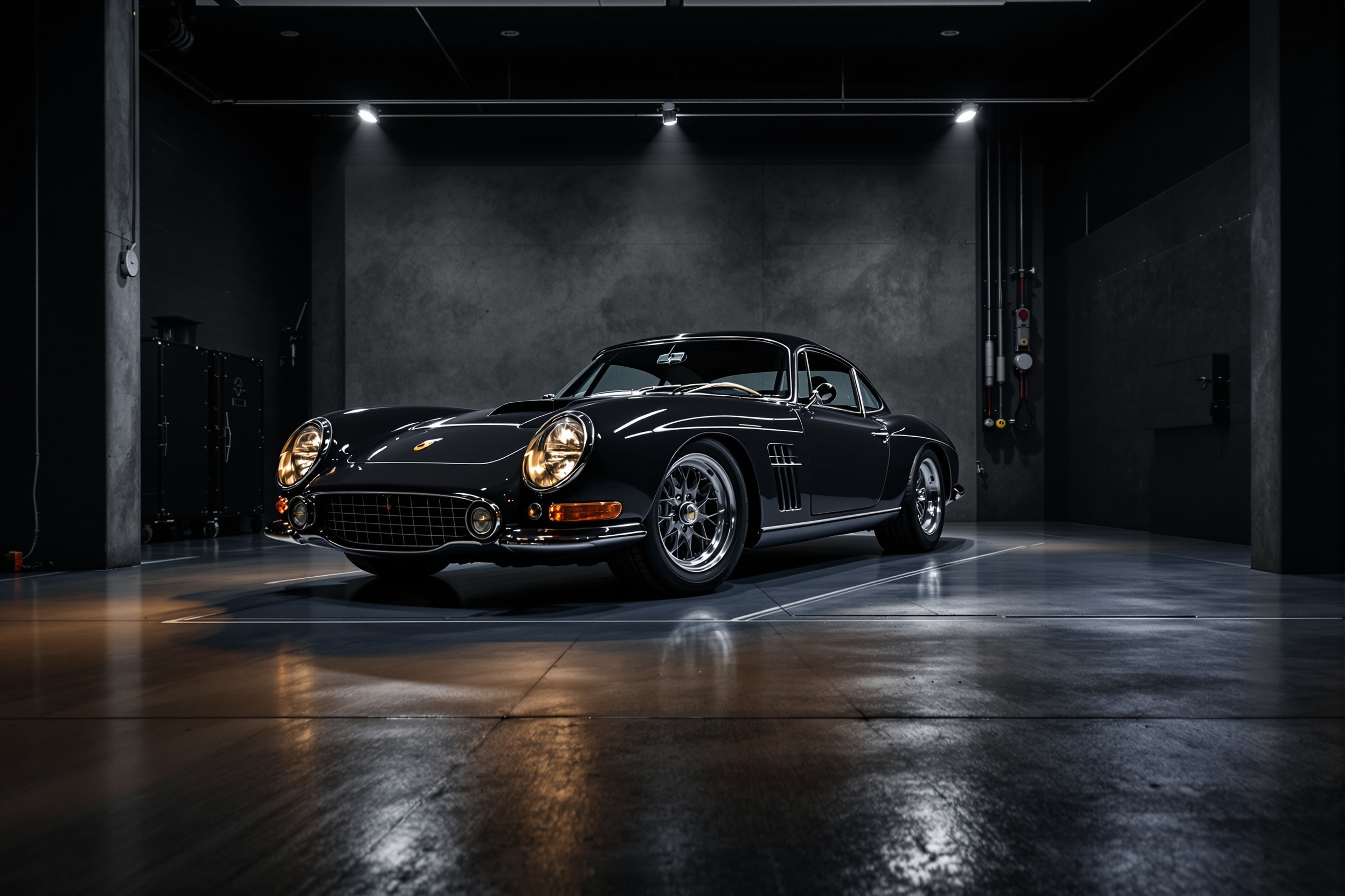 Private indoor car storage facility