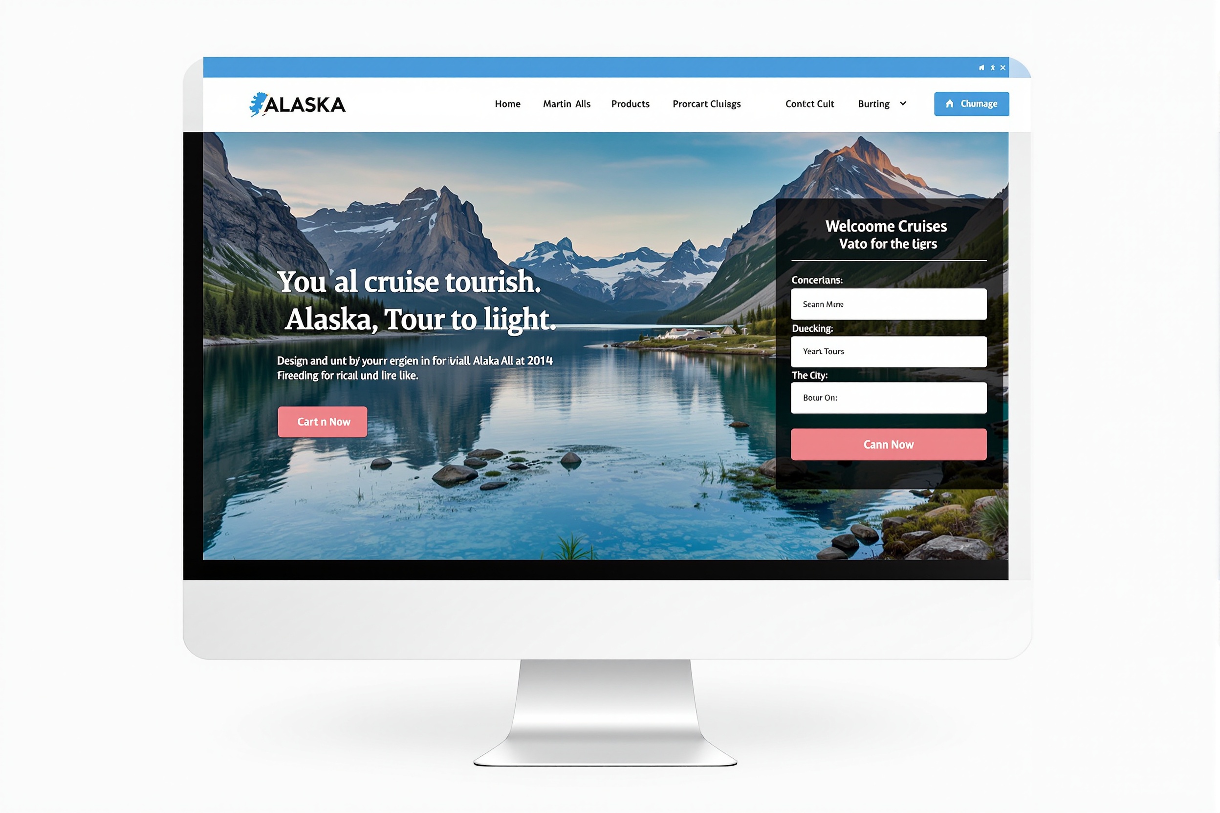 Skagway Alaska Tours website redesign