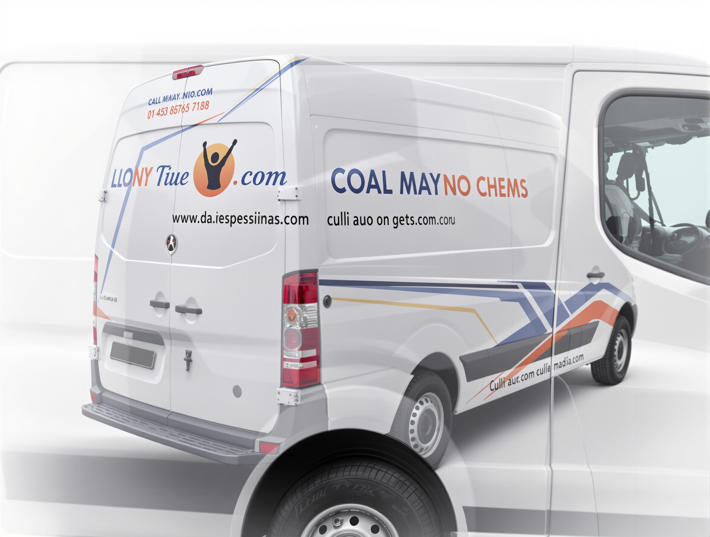 Rotulación de furgoneta comercial