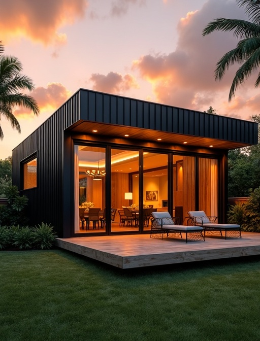 Exterior at Golden Hour