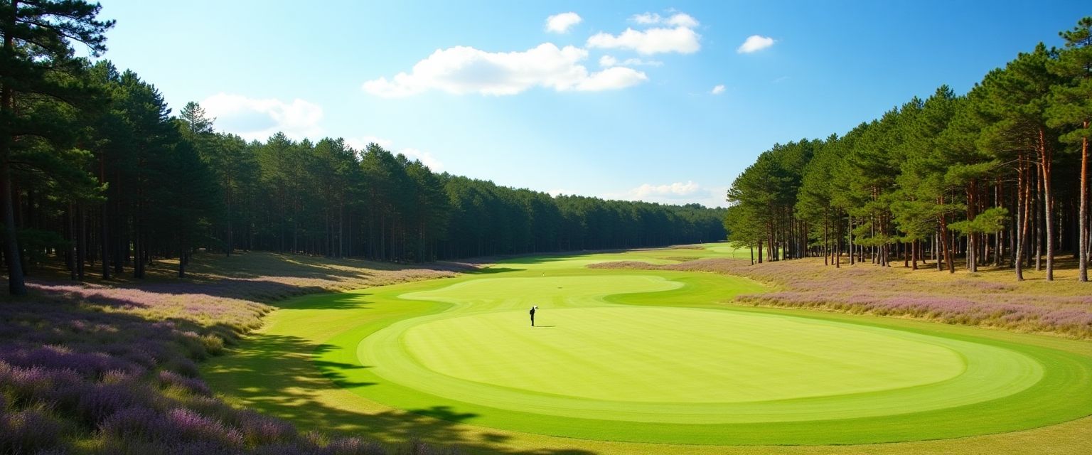 Sunningdale Golf Club golf course in Berkshire, England - Championship course designed by Willie Park Jr. (Old), Harry Colt (New), established 1900