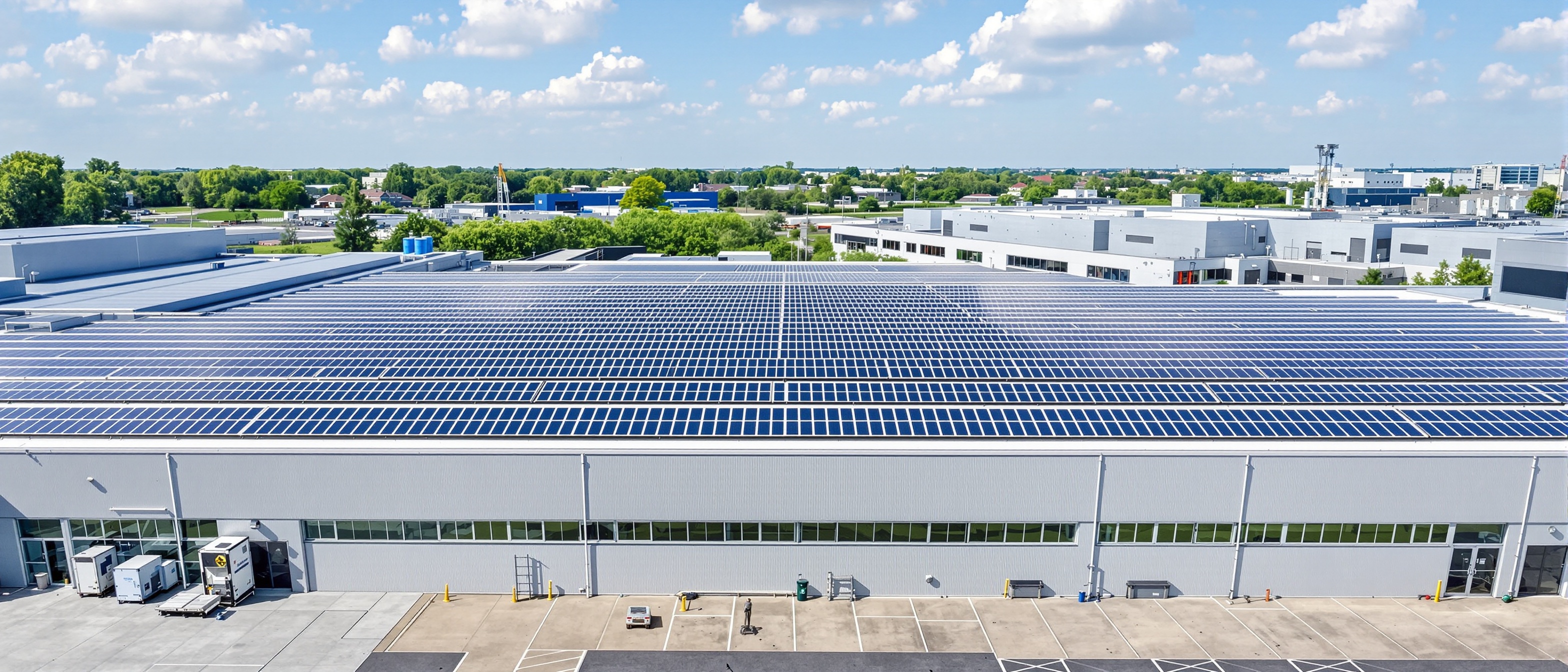 B2B Industrielle Solaranlage