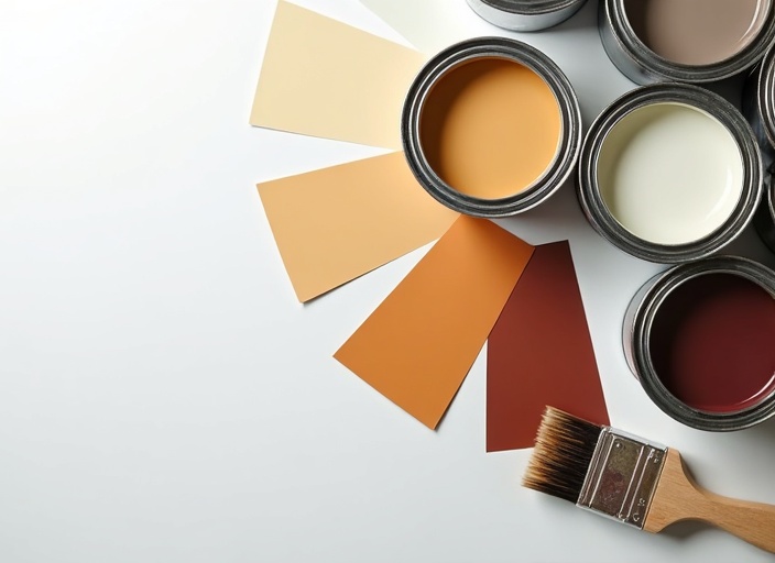 라인 인테리어 페인트 소재