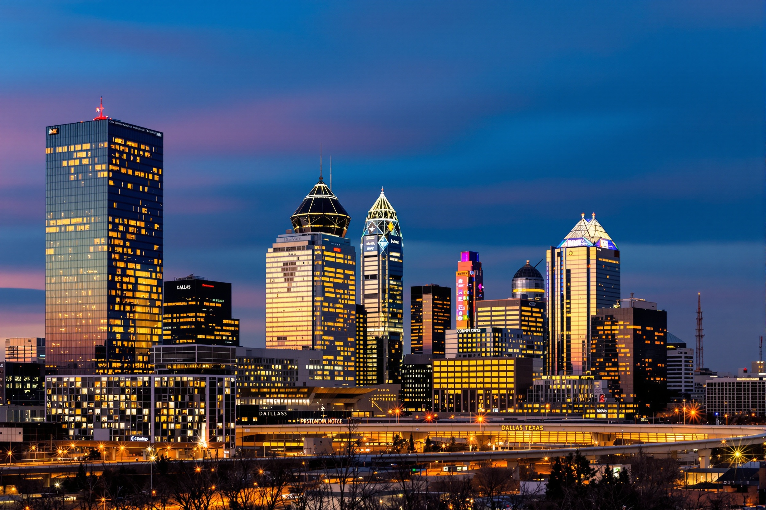 Commercial electrician Dallas TX — downtown Dallas commercial district