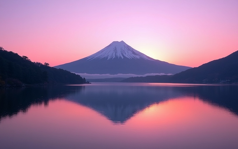 Núi Phú Sĩ Hoàng Hôn