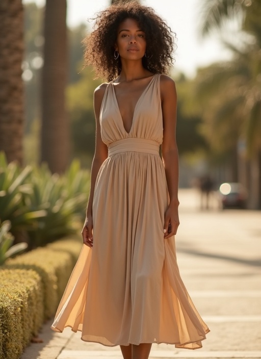 Vestido Midi Romântico