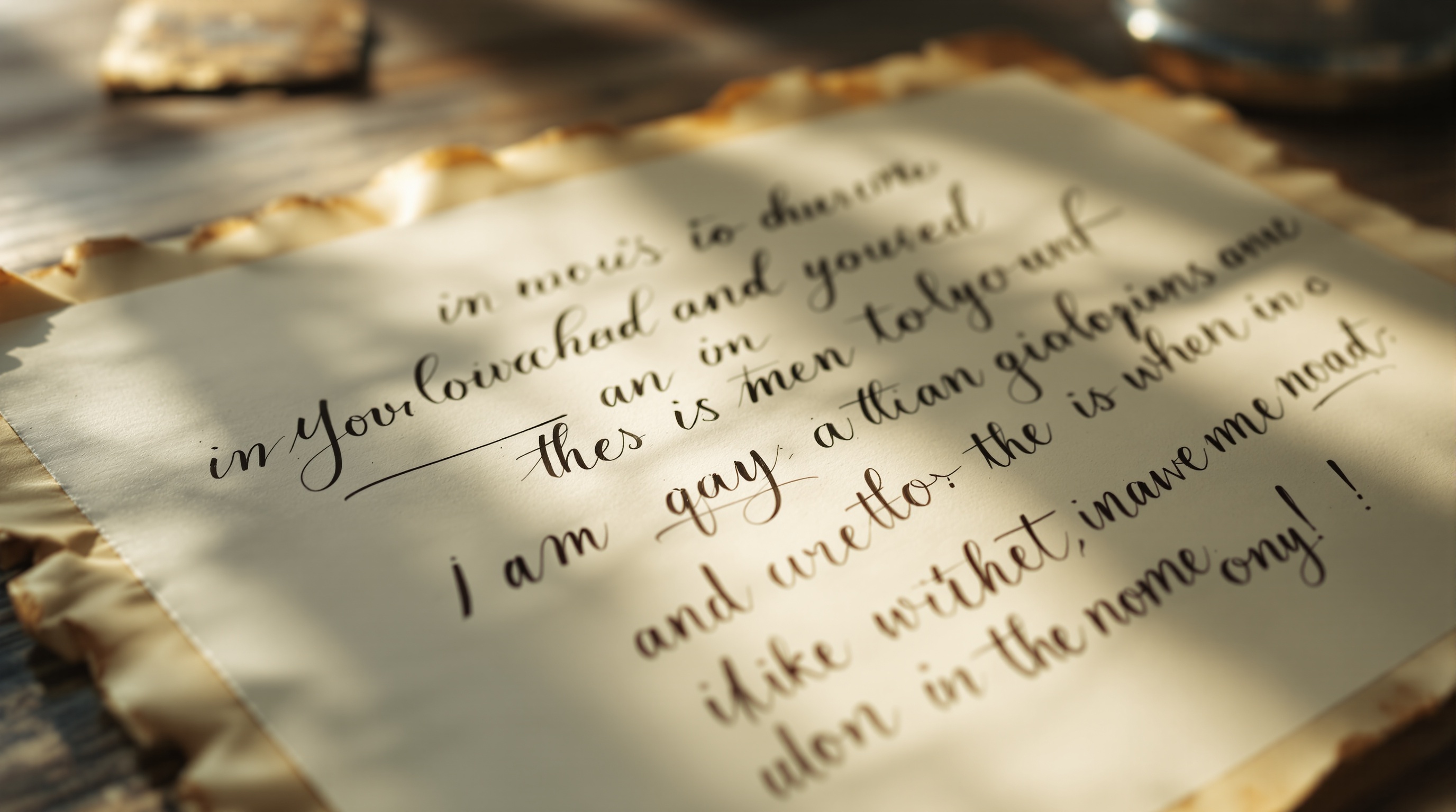 Editorial photograph of a handwritten letter and fountain pen on cream paper
