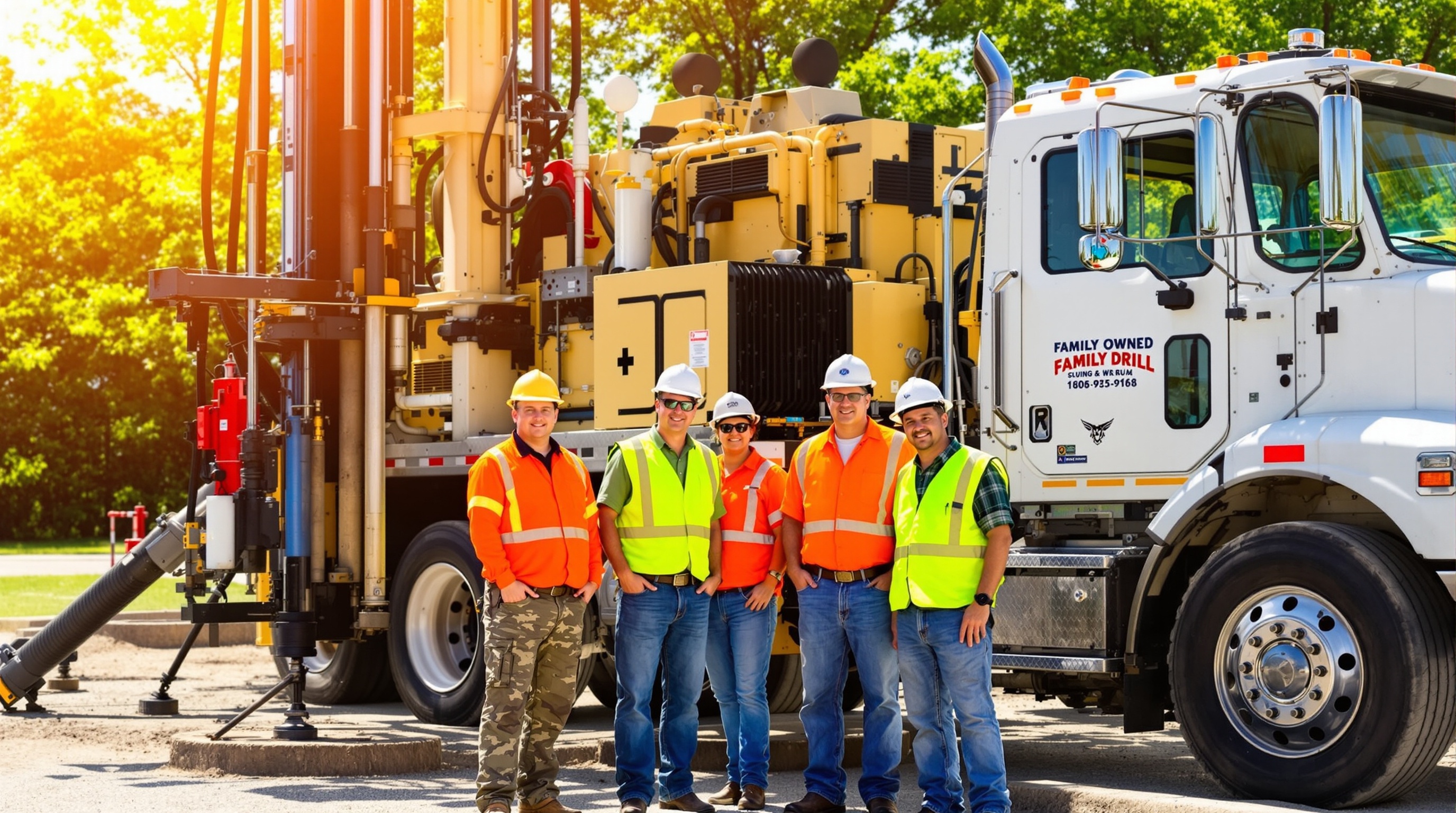 McCarthy Drilling team