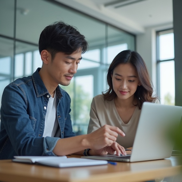 教育相談の様子