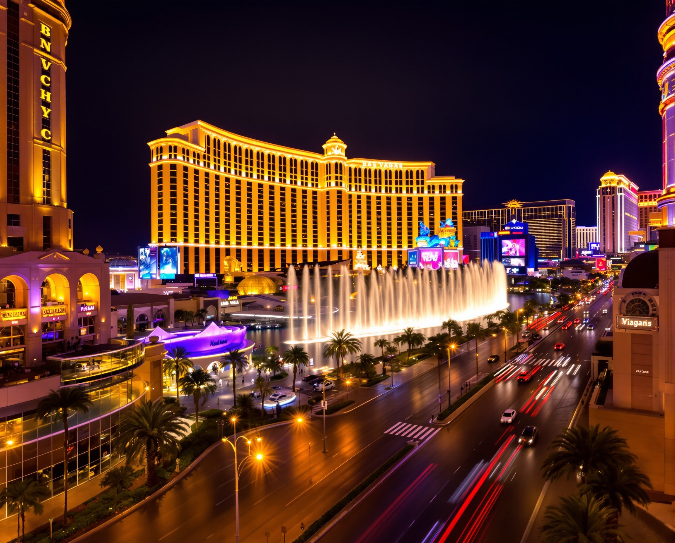 Las Vegas Strip at night