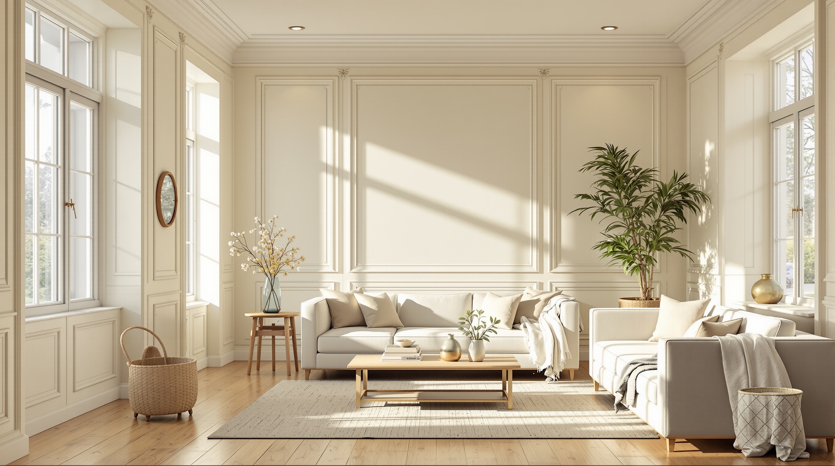 Freshly painted bedroom interior showcasing William Bowman Painting services