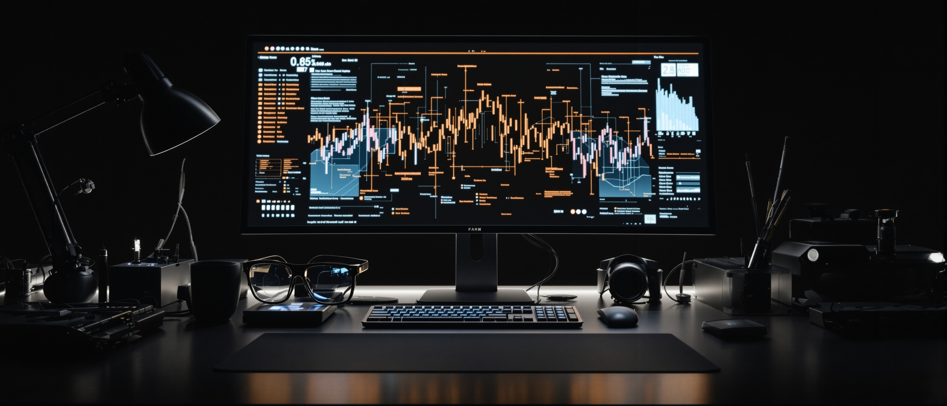 The DU Tech Team research lab — premium AI glasses analysis workspace