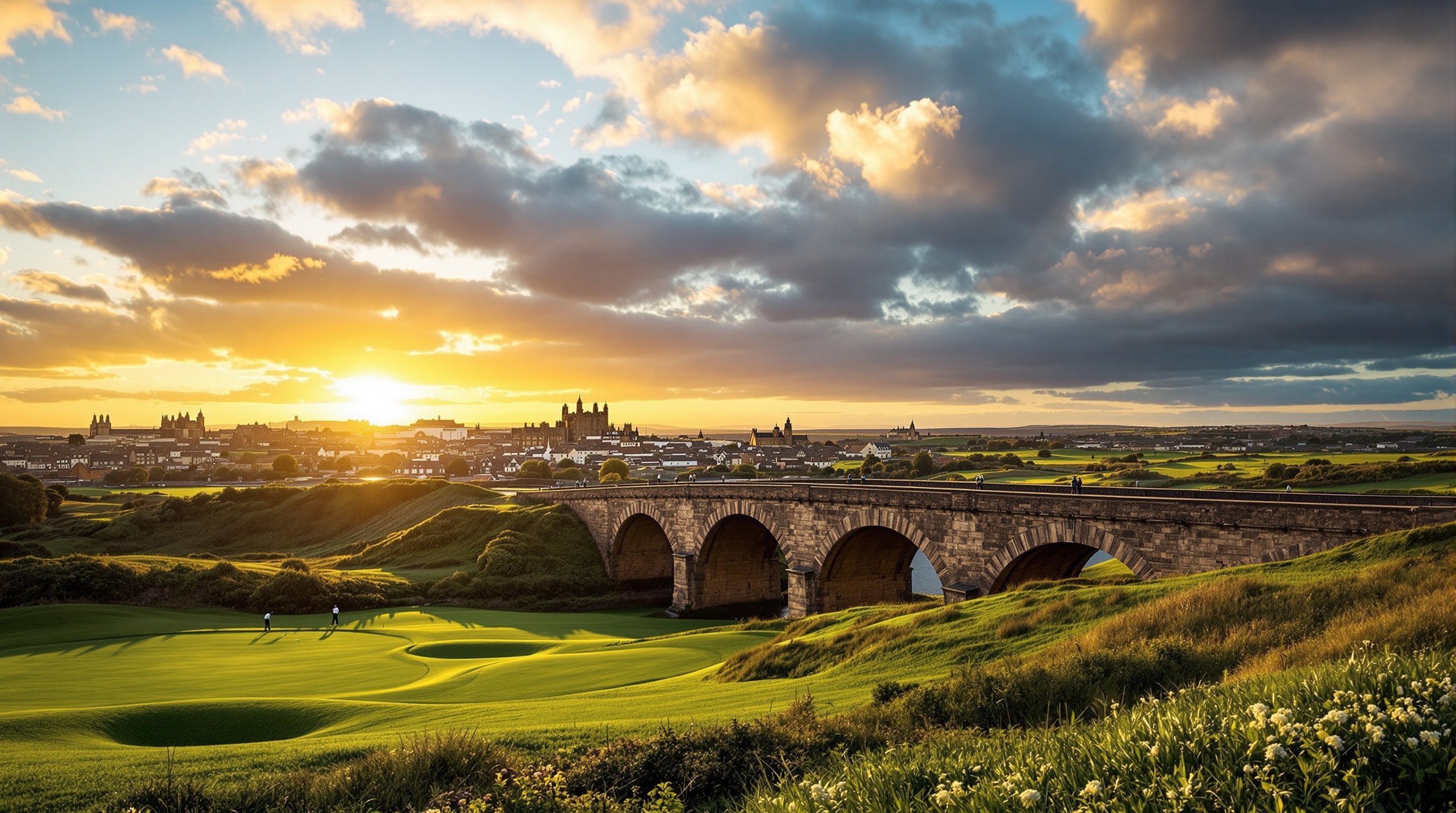 The Old Course at St Andrews golf course