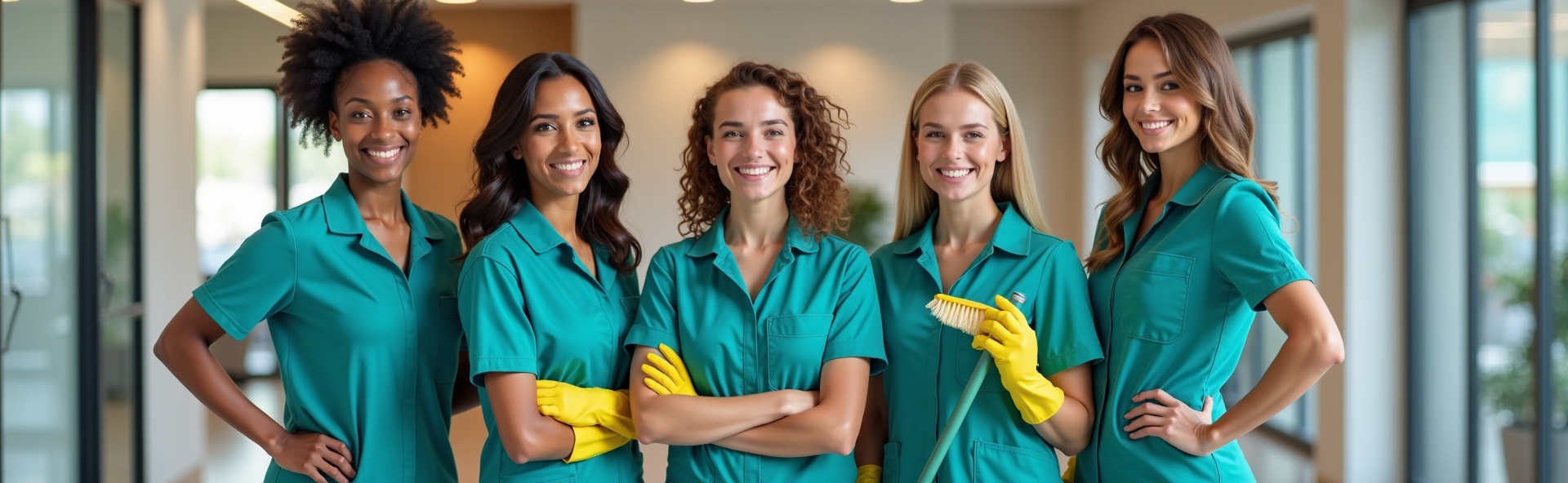 Rosalia cleaning team