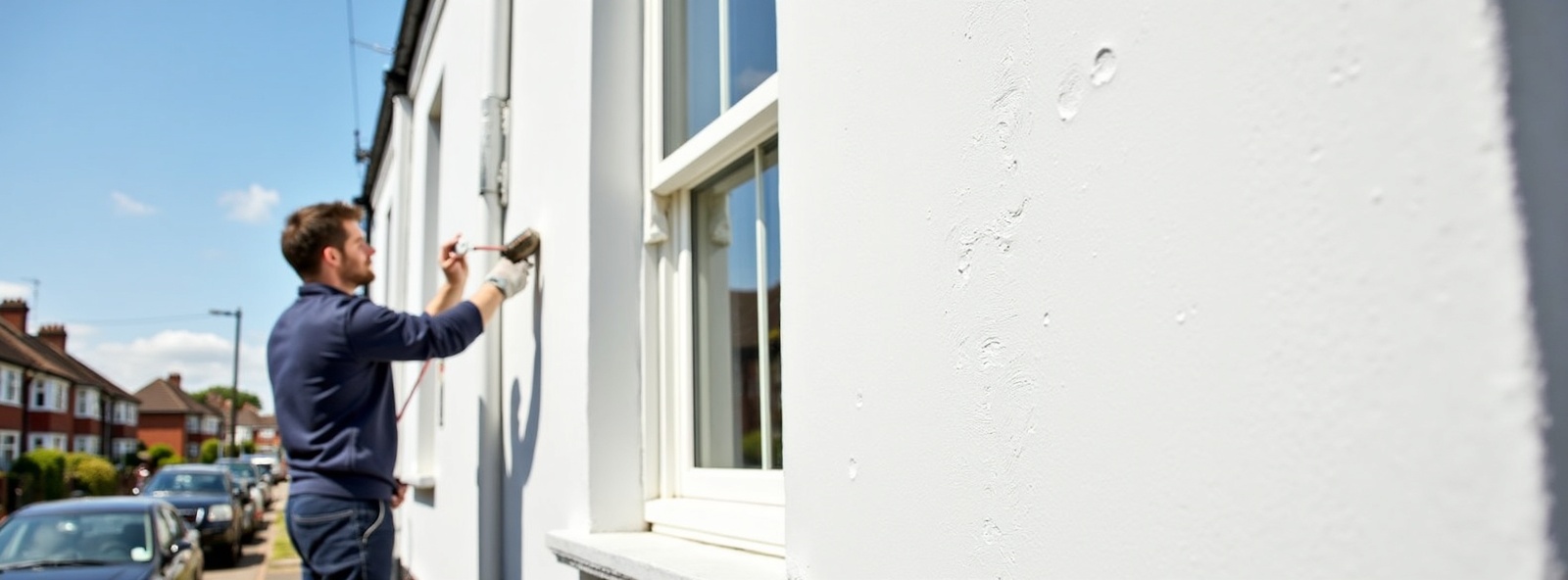 Exterior painting service in Edgbaston and Moseley Birmingham