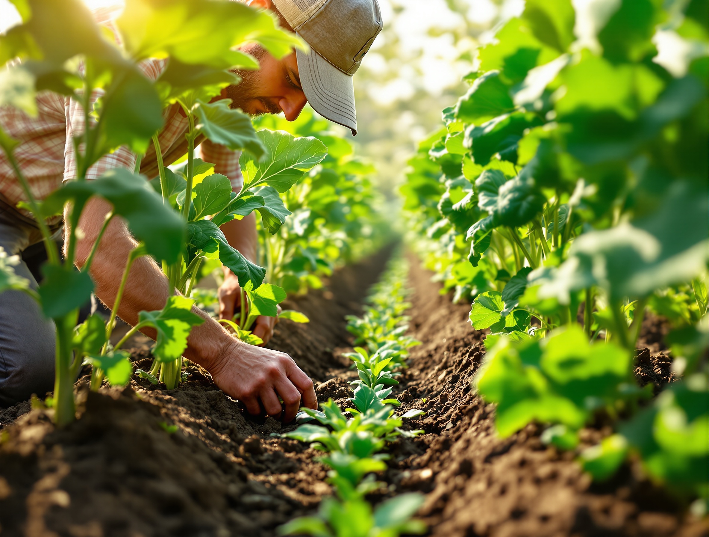 無農薬栽培で育てる、安心・安全な野菜づくり