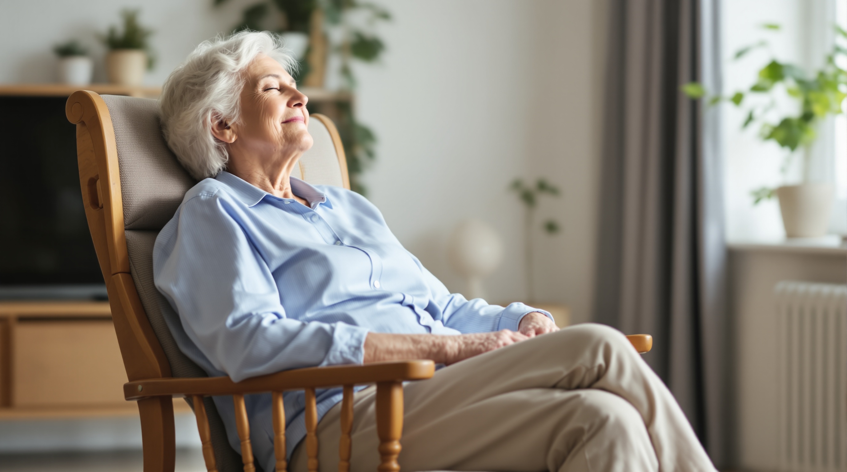 Seated Mountain Pose - chair yoga printable exercise demonstration