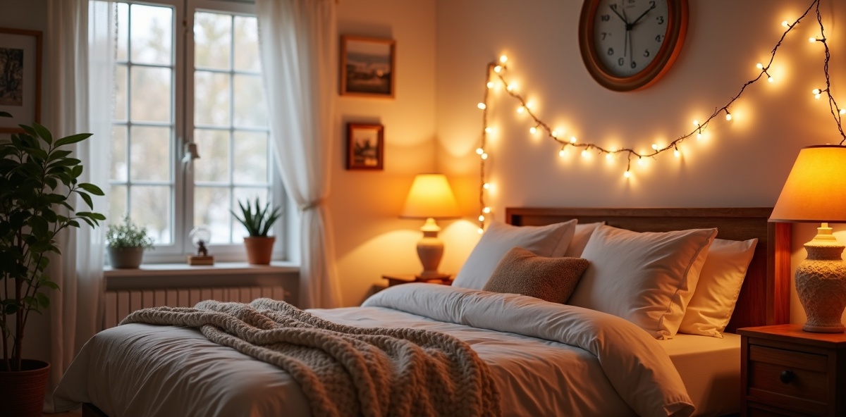 Cozy bedroom on a budget