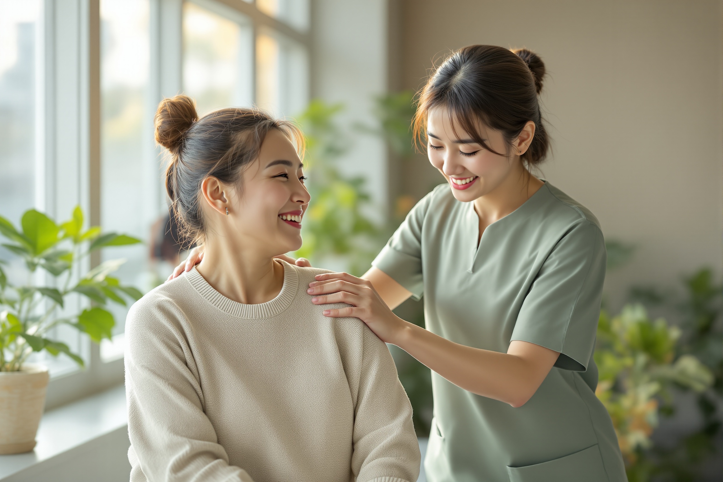 專業治療師用心照顧患者