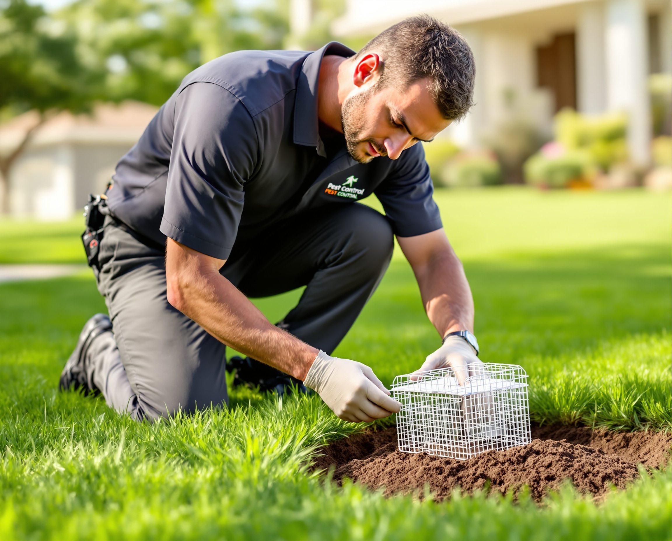 Goodbye Gopher technician using safe poison-free methods