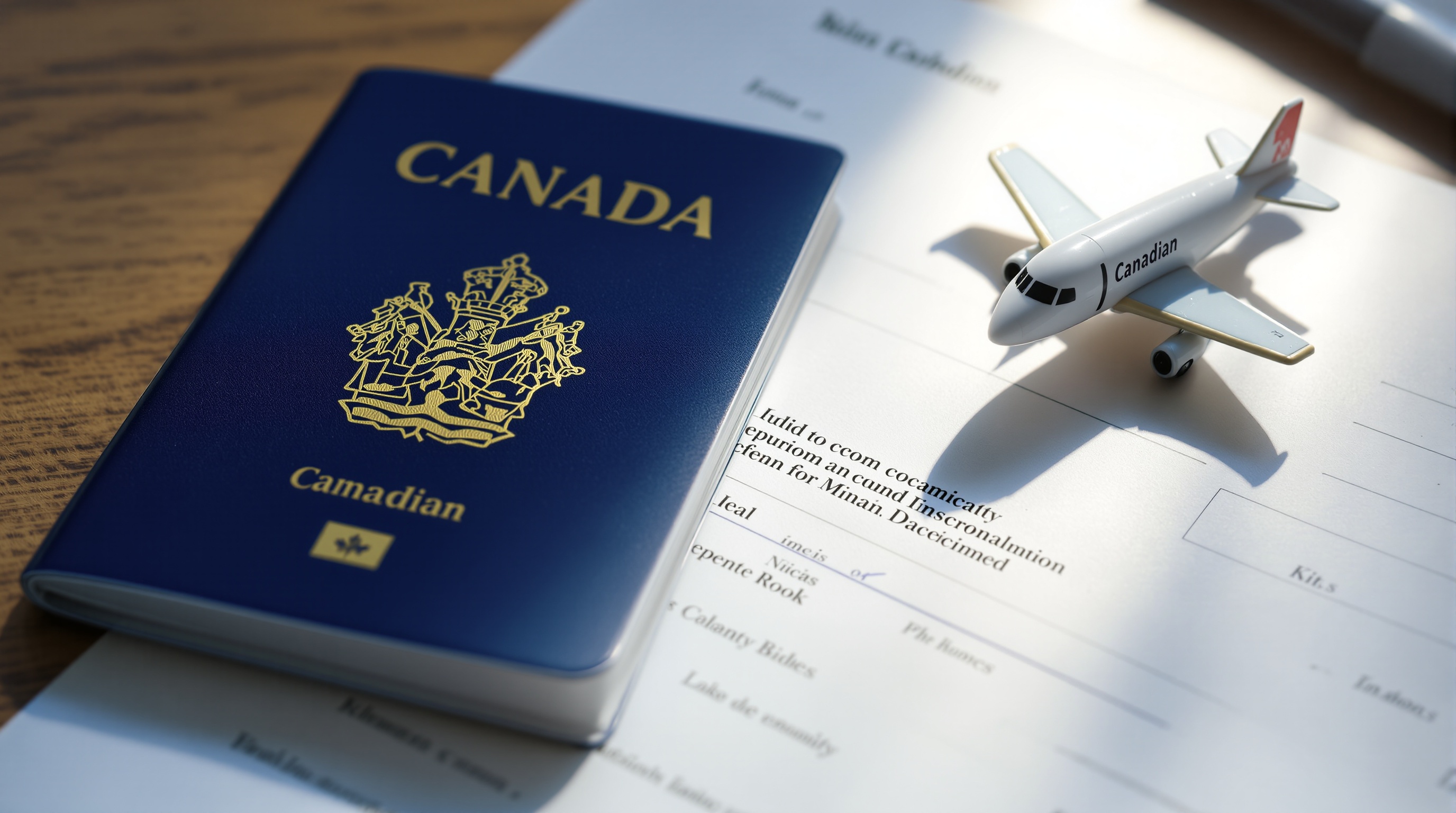 Canadian passport application