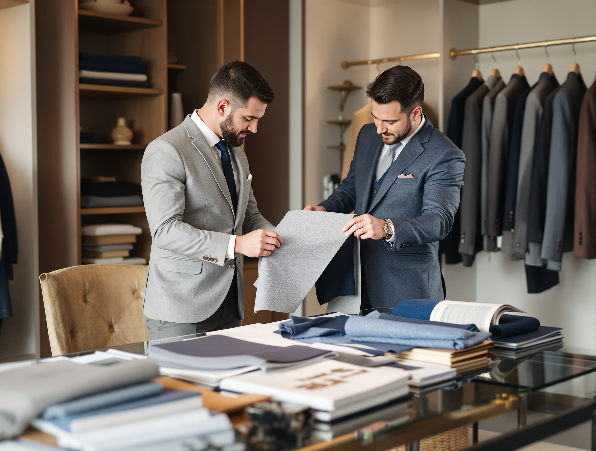 Consultation at Custom Clothiers