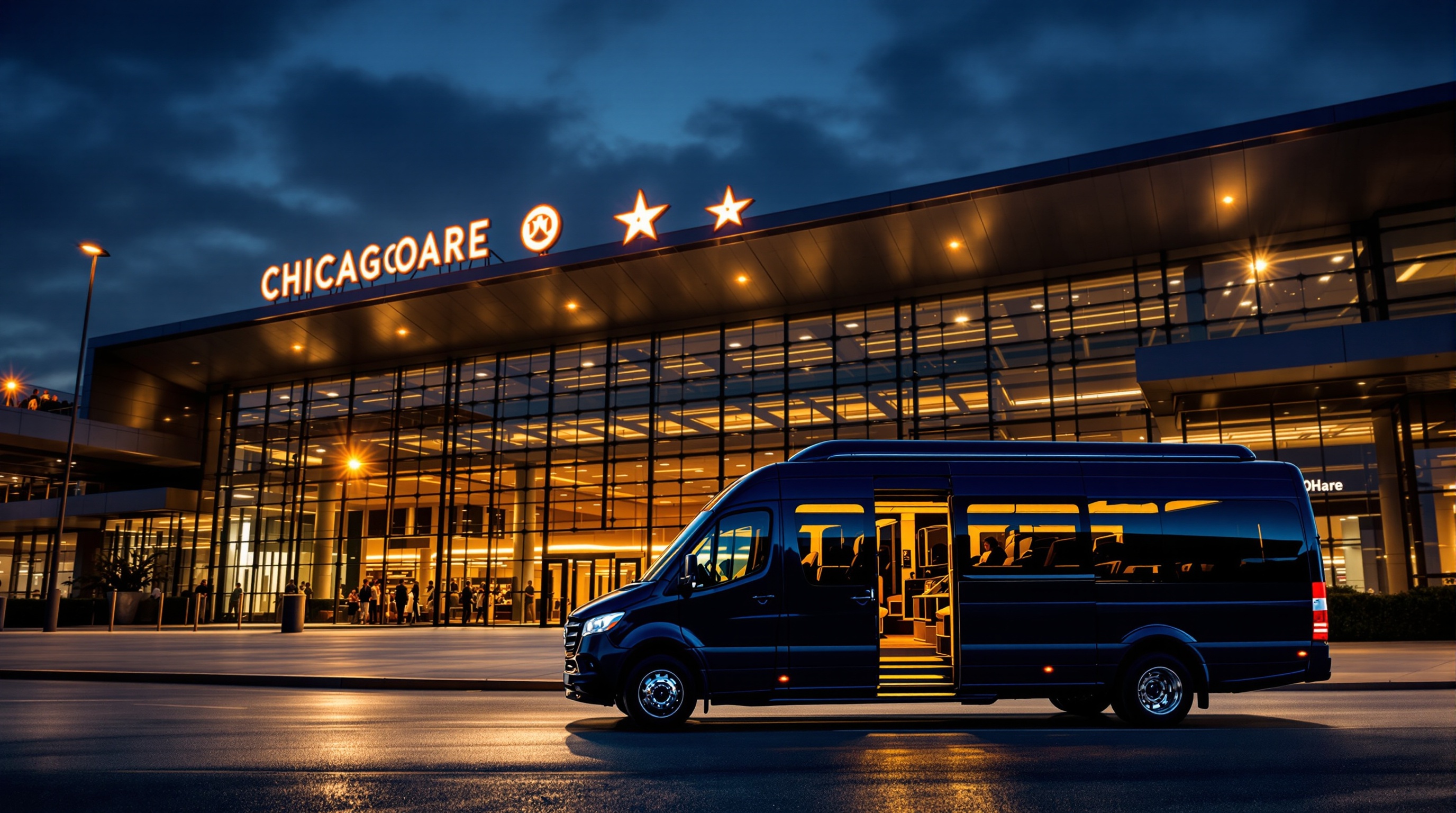 Airport shuttle fleet
