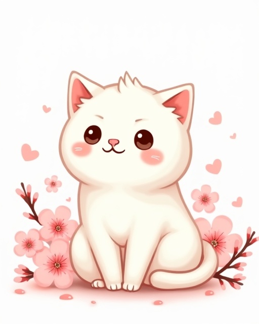 サクラネコキャラクター