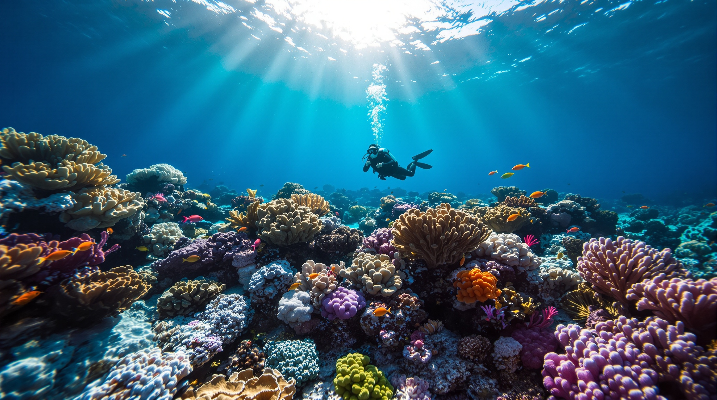 Professional scuba diver underwater Miami — Ace Diving
