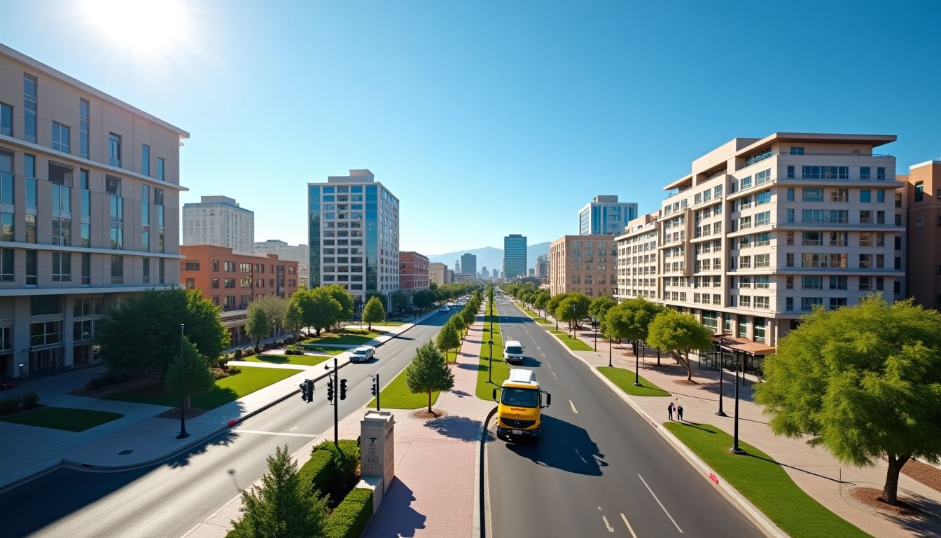 Clean and organized El Paso cityscape