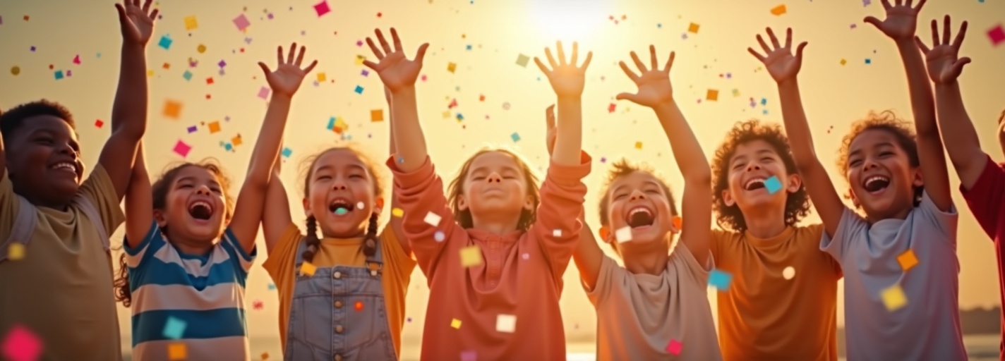 Children Celebrating