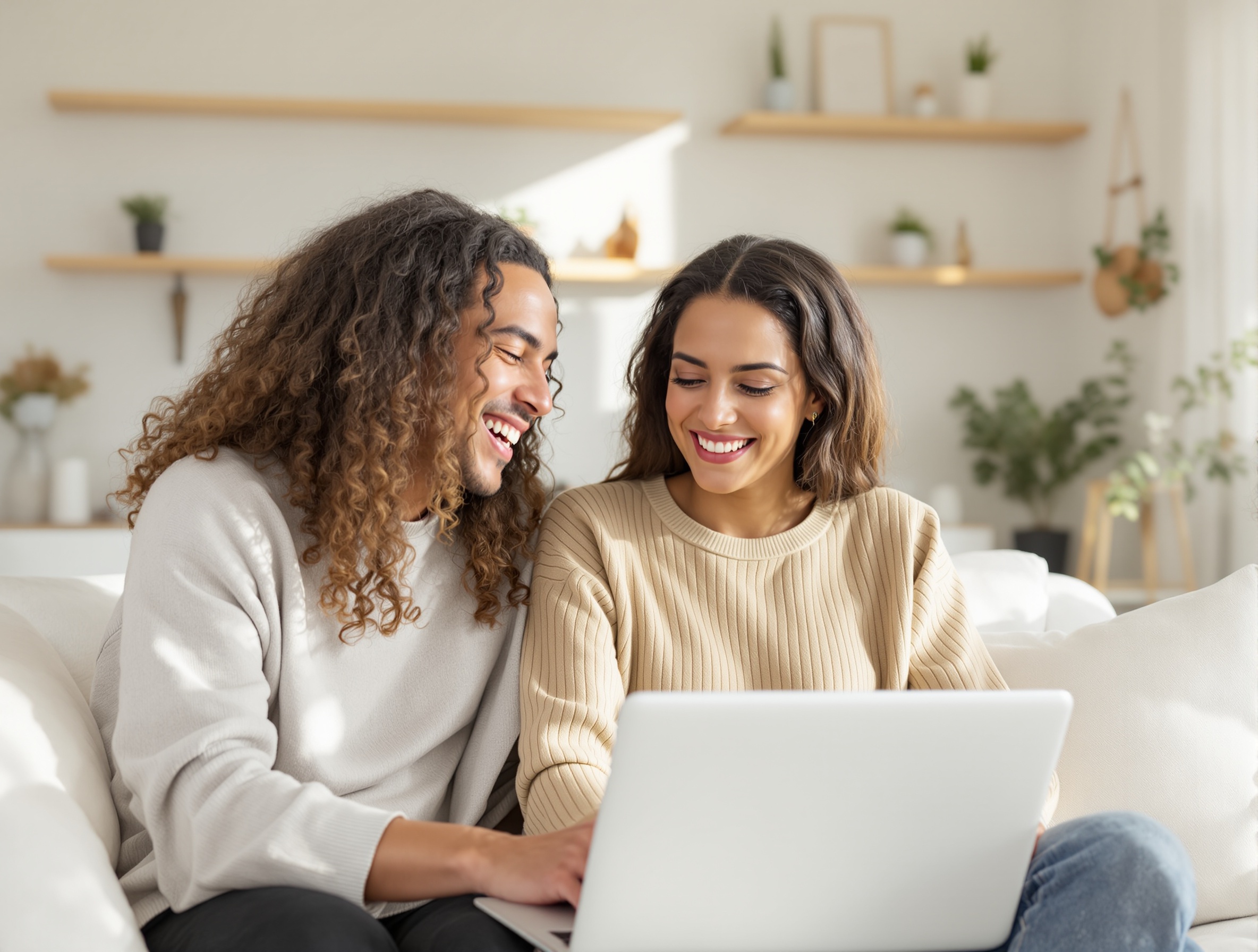 Couple using fertility dashboard